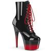 Pleaser - ADORE1020BRH Platform Boots, Pole dance shoes - Pole dance shoes - Black/Red Product image